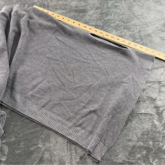 Lululemon Forward Flow Cape Heathered Medium Gray OS Lagenlook Cashmere Yoga - Picture 13 of 13